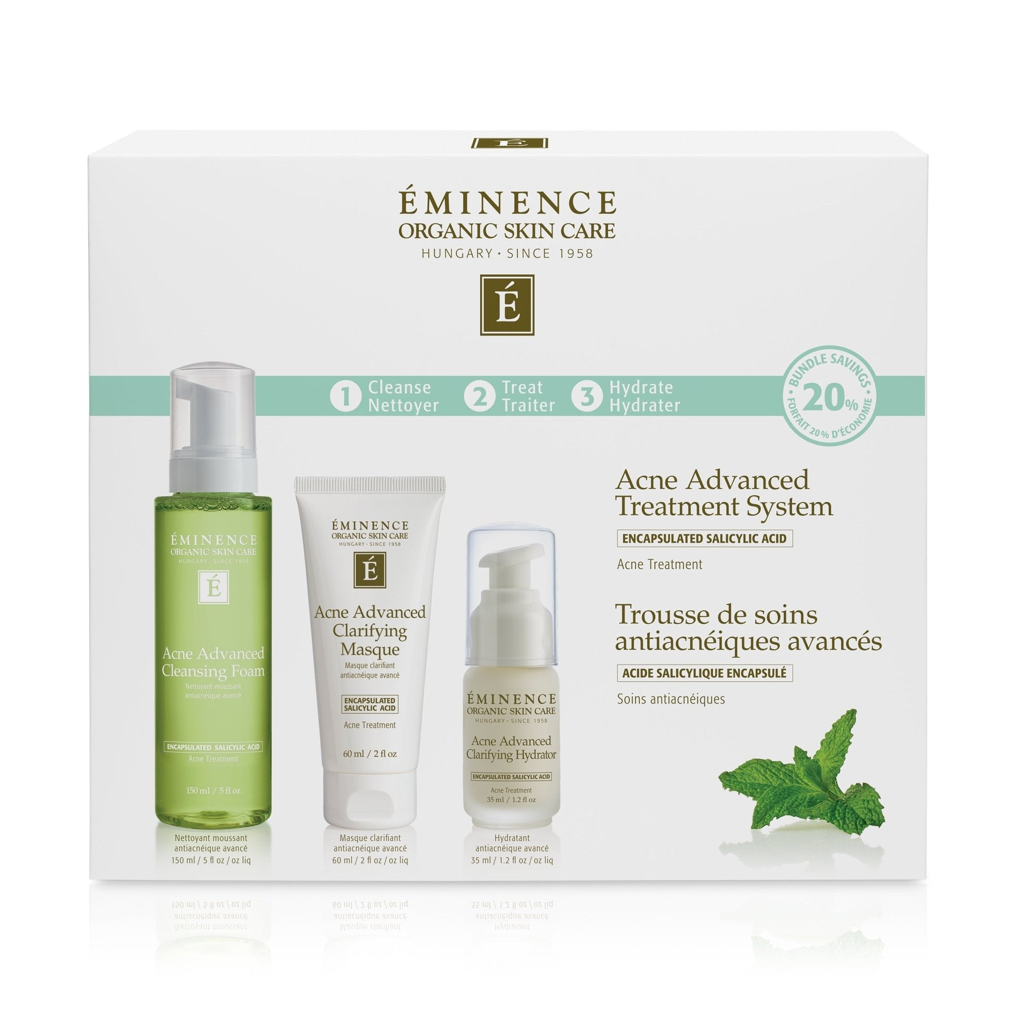 Acne Advanced 3-Step Treatment System - A Silent Moment Organics